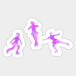 Figure skating jump (Axel) Sticker